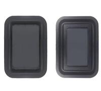2Pcs Bass Speaker Passive Radiator, 85mm x 60mm Subwoofer Rubber Vibrating Membrane Auxiliary Vibration Plate Woofer Diaphragm