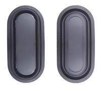 2Pcs Bass Speaker Passive Radiator, 98mm x 47mm Subwoofer Rubber Vibrating Membrane Auxiliary Vibration Plate Woofer Diaphragm