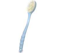 2Pcs Bath Brush Soft Body Scrubber Shower Exfoliating Scrubs Exfoliator Skin Massager Long Handle Cleaning Brush Bathroom Accessories for Shower, Exfoliating