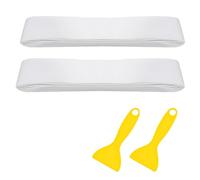 2Pcs Bath Sealant Strip, 3.8cm x 5M Self Adhesive Caulk Strip, Waterproof Sealant Tape, Simple Seal Tape for Bathroom, Bathtub, Kitchen Sink