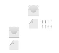 2Pcs Bathroom Curtains Rod Holder Shower Rod Stand Cartoon Wall Holder Adhesive Shower Retainer Enduring None Drilling Curtains Mount