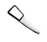 2pcs Bathroom Shower Head Handheld Rainfall Water Saving Shower Head high Pressure for Water Pressure(White)