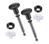 2pcs Bathtubs Diverter Replacement Parts Metal Stem & Rubber Seals Spout Adapter Repair for Leak Easy Faucet Fix Bathtubs Spout Seal Replacement