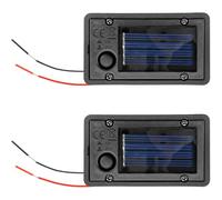 2Pcs Battery Box, Solar Lantern Light Replacement Parts Top
