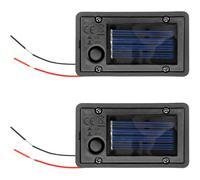 2Pcs Battery Box, Solar Lantern Light Replacement Parts Top