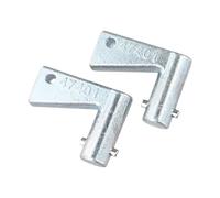 2Pcs Battery Isolator Disconnect Key 47401 701/47401 Compatible With JCB/Terex Mini Excavators, Backhoe Loaders, Dump Trucks