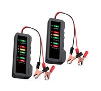 2pcs Battery Load Tester 12v Automobile Portable Analysing Tool