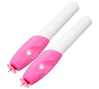 2pcs Battery Operated Quilling Slotted Tool for Paper Craft, Pink