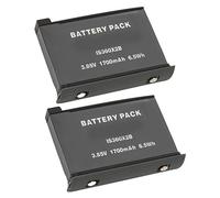 2Pcs Battery Pack for Insta360 ONE X2, IS360X2B 3.85V 1700mAh 6.5Wh Rechargeable Li Ion Battery Pack Replacement for Insta360 ONE X2
