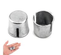 2PCS Battery Post Shims, Car Battery Terminals Sleeve, Waterproof Converter Lead Cap Sleeves Durable Metal Adapter Cable End Kits for Positive or Negative post Cargo Van