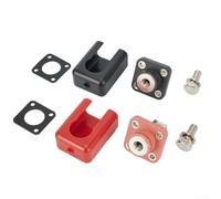 2Pcs Battery Terminal Connectors,200A All-Copper Lithium Battery Terminals Energy Storage Terminal Dust Cover For Cars Bus