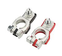 2pcs Battery Terminals, Car Terminal Connector Fit for INFINITI, Fit for NISSAN, 243407F000 243407F001, Positive Negative Battery Clamps Terminal Isolator Adapters Heavy Duty Metal