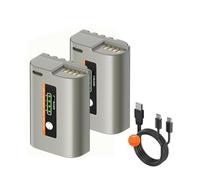 2pcs Battery With Type-C USB Input, Compatible For Panasonic DC-S5 DC-S5K GH6 S5M2 S5M2X DC-G9 DMC-GH3K GH4K Camera Battery DMW-BLK22 DMW BLK22