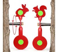 2Pcs BB Gun Targets Set Hunting Shooting Targets Spinning Steel - Bird and Rabbits Sets Suitable for Air Guns,Slingshots,Rifle