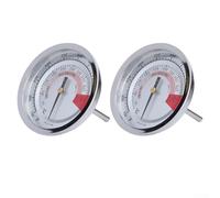2Pcs BBQ Grill Temperature Gauge, Stainless Steel BBQ Grill Thermometer, High-precision And Precise Thermometer, for KITCHENAID Thermometer Parts