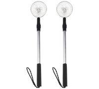 2Pcs Beach Scoop for Beachcombing Collect Seashell Rocks Sifting,Extra Long Telescoping Shovel