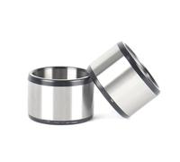 2Pcs Bearing Steel Sleeve Wear-Resistant Axle Bushing Guide Sleeve ID 25-32mm OD 30-42mm,30x35x20mm,IDxODxL