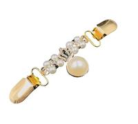2pcs Beautiful Cardigan Clip For Women Sweater Shawl Scarf Clip Mini Crystal Belt For Dress Blouse Lapse Closure For Jackets(Crown)