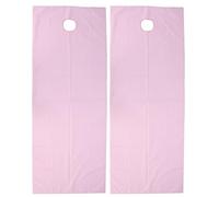 2pcs Beauty Bed Sheet Cover, Salon Bed Sheets, SPA Massage Table Cover Mat Breathable Oil SPA Massage Table Cover Sheet (Pink)