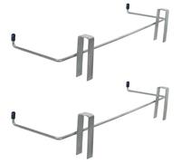 2Pcs Bee Hive Frame Holder Stainless Steel Frame Grip Tool Beehive Frame Perch for Honey Harvesting and Inspection Beekeeping