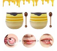 2PCS Bee Lip Balm Honey Pot