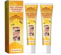 2PCS Bee Veno-m Psoriasis Cream for Psoriasis,Bee Veno-m Psoriasis Cream,Natural Bee Veno-m Cream for Skin,Relieve Skin Itch& Smoothing,Nourishing Body Cream for All Skin Type,Soothing Psoriasis Cream