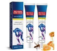 2Pcs Bee Venom Cream, Advanced Pa-in Relief Bone Healing Cream, Joint Relief Gel for Hands, Neck,Waist,Back and Leg