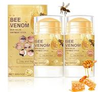 2PCS Bee Venom Cream for Skin Tags, Bee Venom Wart & Mole Appearance Support Balm, Natural Skin Care Cream for Face and Body, Vegan & Cruelty-Free, with Tea Tree Oil, Hyaluronic Acid & Vitamin E