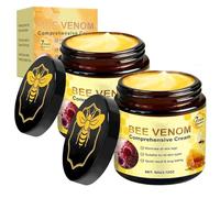 2PCS Bee Venom Cream Skin Tag Removal Kit, Bee Venom Skin Treatment Cream, Multi-Action Skincare Ointment, Repairing, Moisturizing and Lifting Skin Treatment Gel for All Skin Types