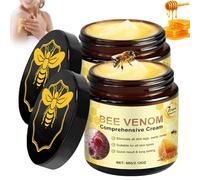 2PCS Bee Venom Hydrating & Firming Cream - daily face moisturiser for all skin types, improves the look of fine lines wrinkles sagging and dryness, quick-absorbing non-greasy comfort