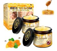 2pcs Bee Venom Skin Restoration Cream,Professional Bee Venom Skin Repai,Natural Bee Venom Cream,Eeply Cleanses and Moisturizes the Skin,Reducing Blemishes,for All Skin Types