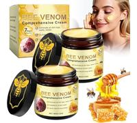 , 2PCS Bee Venom Skin Treatment Bee Venom Comprehensive Cream for Saggy Skin, Natural Moisturizer for All Skin Types, Relieving, Smoothing and Hydrating Skin(2PCS*60G)