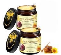 , 2PCS Bee Venom Skin Treatment Bee Venom Comprehensive Cream for Saggy Skin, Natural Moisturizer for All Skin Types, Relieving, Smoothing and Hydrating Skin(2PCS*60G)