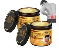 2PCS Bee Venom & Turmeric Jo/int and Bone Pa/in Relief Cream,Bee Venom Joi/nt and Bo/ne The-rapy Cream,Pai/n Relief Cr-eam with Natural Formula,Foot Massage Cream,Joi/nt P/ain Re-lief Gel