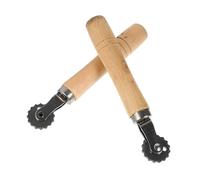 2pcs Beekeeping Wire Embedder with Wooden Stick, Gear Tool | Lightweight Portable Kit, for Timber Frames and Wire, Safer Hive Setup for Beekeepers and Beginners