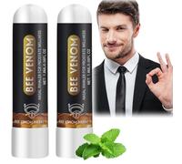 2PCS Beeprosta Bee Wellness Inhaler,Bee/Boom Nasal Inhaler Stick,Nasal Inhaler for Pros/Tate Wellness,Nasal Stick for Restores Energy and Vitality,Nasal Inhaler to Relief Discomfort
