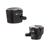 2pcs Beer Pourer Black Plastic Home Brewing Tool for Bar Use