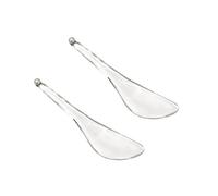 2pcs Beeswax Crystal Face Massager Stick for Face and Foot Massage | White Scraping Board, Traditional Point-pressing Tool, Static Free Finish, Smoother Touch, Anti Aging Use