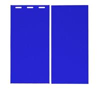 2Pcs Beeswax Sheet Mold, 44.2x28cm/17.4x11.0in Beehive Foundation Press Sheets Silicone Non Stick Candle Making DIY Mold for Beekeeping (Deep Blue)