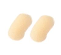 2Pcs Beige Charming Bump It Up Volume Inserts - Do Beehive Hair Style Tool - Hair Pads & Styling Clip Accessories for Women
