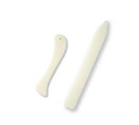 2Pcs Beige Folder Paper Creaser Set Sewing Seam Markers Bone Folder Fabric Markers Scoring Tool for Paper Crafts Card Making Office Supplies and Handmade Books Bookbinding
