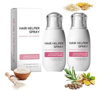 2pcs Bello Hair Helper Spray, Rice Water Hair Growth Spray for Women & Men, Nutrition Hair Regrowth Serum for Thinning Hair, Hair Thickening and Nourishing,50ml*2
