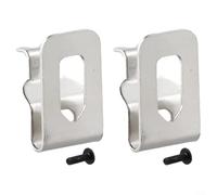 2Pcs Belt Clip Hooks, For DeWalt 18V 20V Drill Driver, Replacement Parts Stainless Steel Belt Clips, Compatible With DCD780 & DCD785C2, For Power Tools
