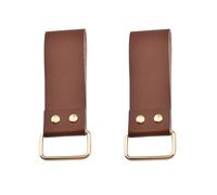 2Pcs Belt Holster Clip Low-Profile Leather Belt Clip Drill Tool Dual Tool Kit Tape Measure Holder for Belt Tape Measure Holder for Electrician Workshop