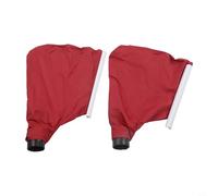 2pcs Belt Sander Dust Cover Bag - Anti-Dust Replacement Cover for Porter-Cable 9403 and 9401 Belt Sanders, Made of for Durable Cloth and Plastic, Red/Black