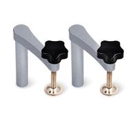 2Pcs Bench Dog Clamp, 0.8in(20mm) Adjustable Benchtop Quick Clamp, Aluminum Alloy Bench Dogs Hole Clamp for Woodworking Clamps Hand Tools, Woodworking Dog Holes Accessories