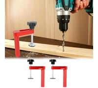 2Pcs Bench Dog Clamp 19mm Aluminum Alloy Woodworking Adjustable Dog Hole Clamp Bench MFT Hold Down Desktop Clip Quick Fixed for Wood Carving Routing Sanding