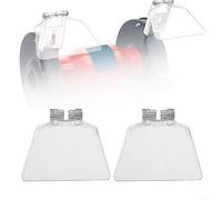 2PCS Bench Grinder Guards, Replacement Transparent Guard Bench Grinder Eye Protection Safety Shields