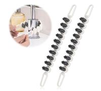 2pcs Bendable Crevice Cleaning Brush, Multifunctional Flexible Gap & Corner Cleaning Tool Household Hard Bristle Brush for Kitchen Bathroom Sink Faucet Stove