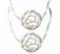 2PCS Bendable Snake Necklace, Unique Headless Tail Necklace, Year of the Snake Necklace for Woomen Men, Flexible Alloy Snake Bracelet, Fashion Snake Choker Bracelet for Valentine's Day Birthday